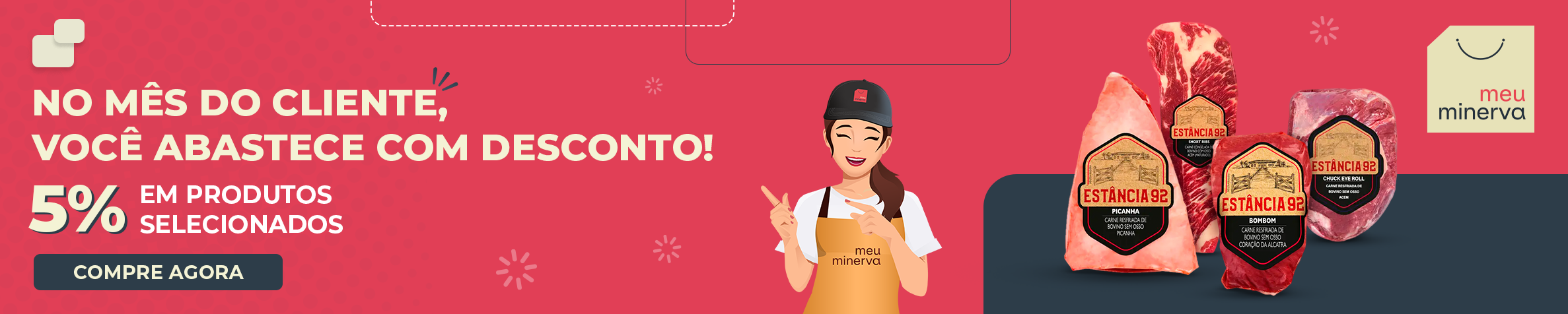 Mês do clientes com 5% OFF